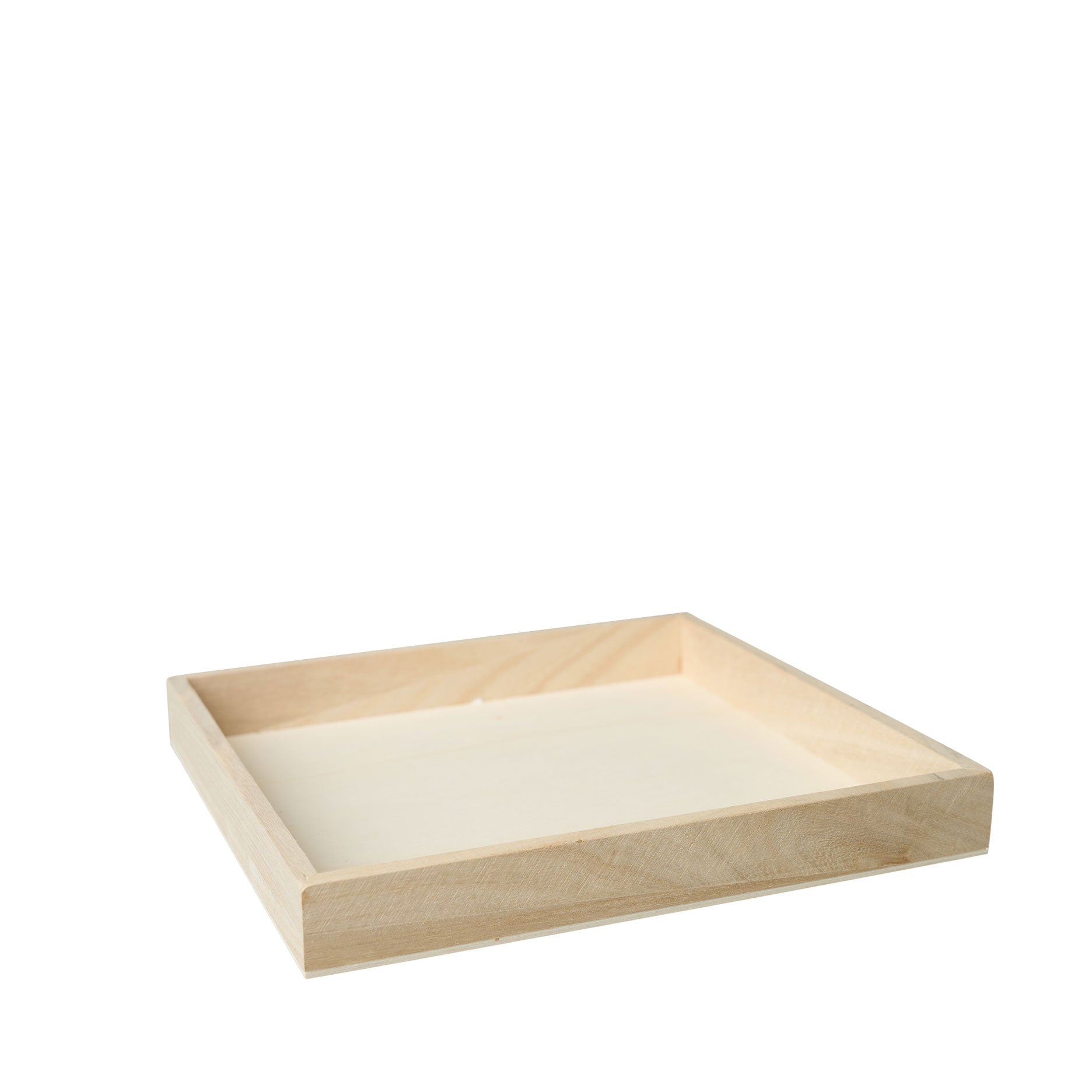 Dekorationsbakke i træ